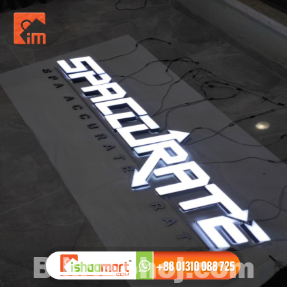 Wall Signs Front-Lit Shop Logo Name Design Board